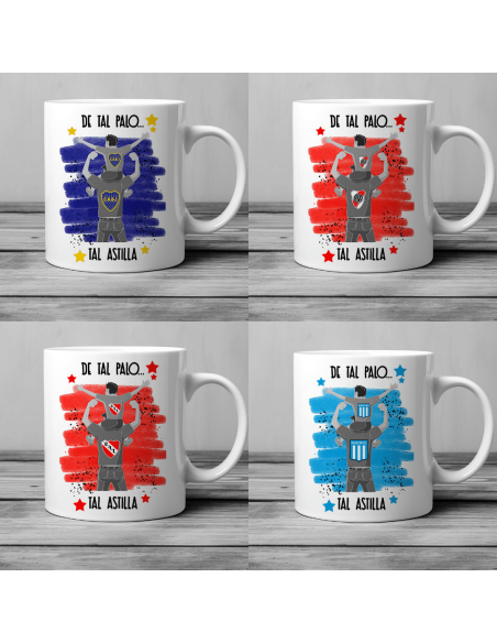 PLANTILLAS TAZAS DE TAL PALO TAL ASTILLA