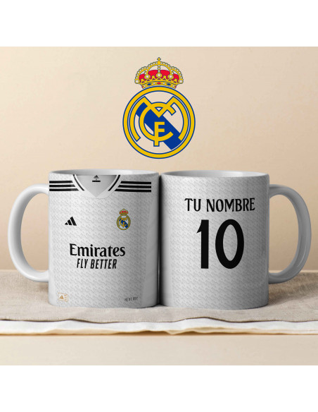 PLANTILLA TAZA CAMISETA REAL MADRID 2024 2025