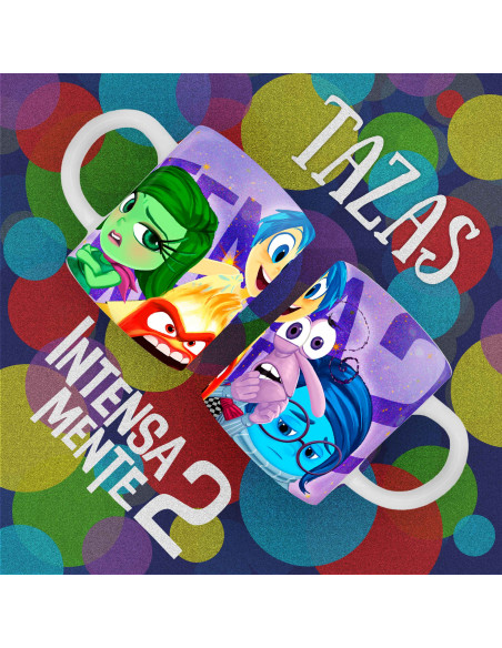 PLANTILLAS PARA TAZAS INTENSAMENTE 2