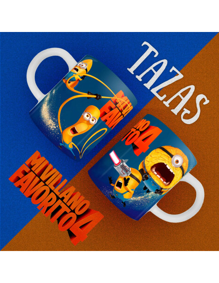 PLANTILLAS PARA TAZAS MI VILLANO FAVORITO 4