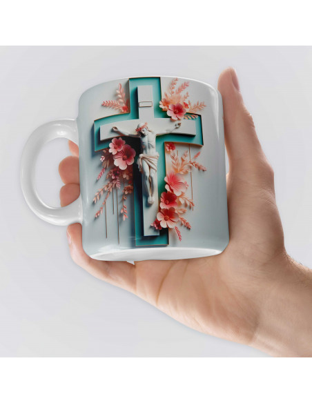 PLANTILLAS PARA TAZAS ESTILO 3D RELIGIOSAS CRISTIANAS