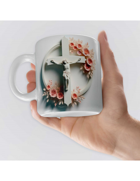 PLANTILLAS PARA TAZAS ESTILO 3D RELIGIOSAS CRISTIANAS