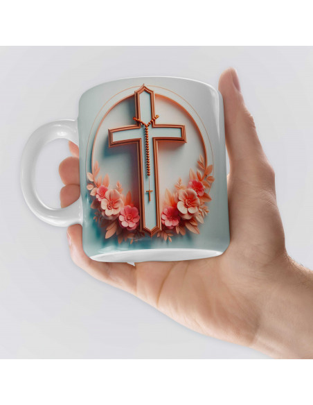 PLANTILLAS PARA TAZAS ESTILO 3D RELIGIOSAS CRISTIANAS