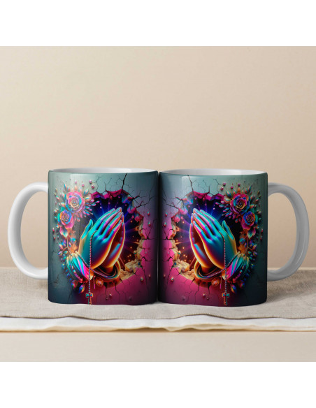 PLANTILLAS PARA TAZAS ESTILO 3D RELIGIOSAS CRISTIANAS