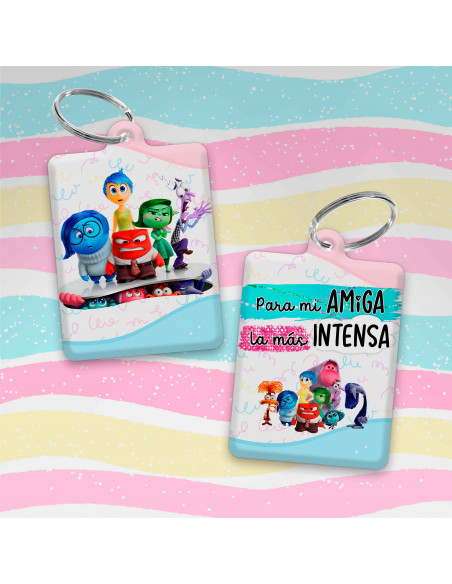 PLANTILLAS LLAVEROS RECTANGULAR DIA DEL AMIGO INTENSAMENTE