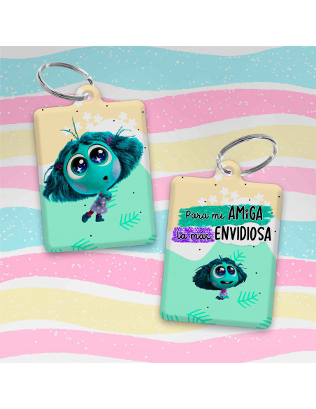 PLANTILLAS LLAVEROS RECTANGULAR DIA DEL AMIGO INTENSAMENTE