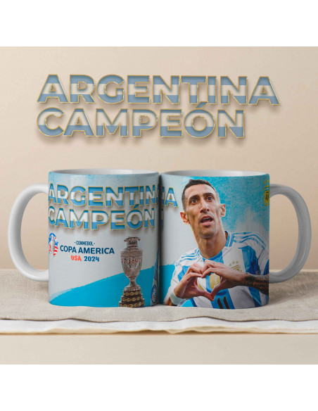 PLANTILLAS PARA TAZAS ARGENTINA CAMPEÓN COPA AMERICA 2024