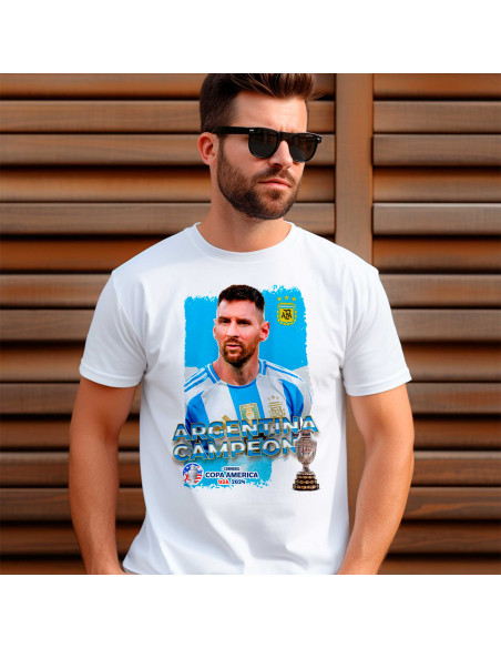 PLANTILLAS PARA REMERAS ARGENTINA CAMPEÓN COPA AMERICA 2024