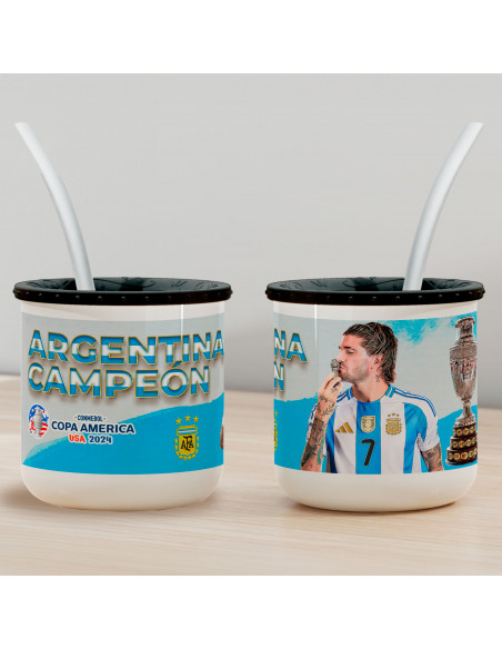 PLANTILLAS PARA MATES WORKAT ARGENTINA CAMPEÓN COPA AMERICA 2024