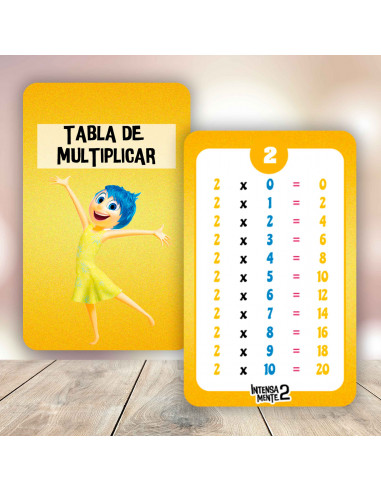 TABLA DE MULTIPLICAR INTENSAMENTE