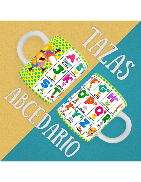 copy of PLANTILLAS TAZAS INFANTILES ABECEDARIO PACK 1