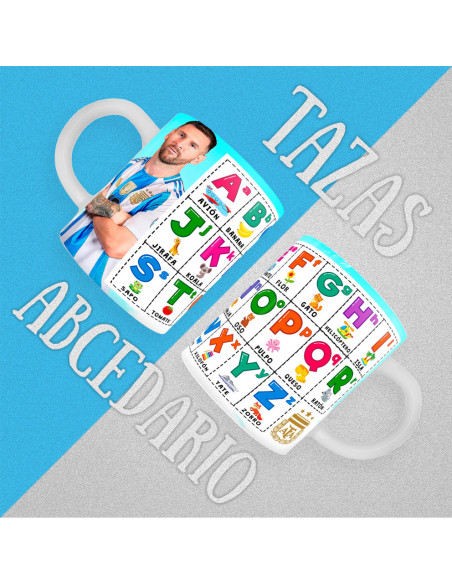 copy of PLANTILLAS TAZAS INFANTILES ABECEDARIO PACK 1