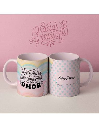 PLANTILLAS TAZAS DIA DEL MAESTRO 2024