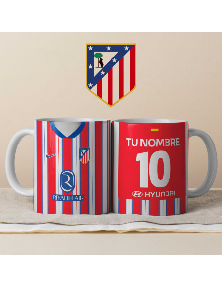 PLANTILLA TAZA CAMISETA JULIAN ALVAREZ ATLETICO MADRID