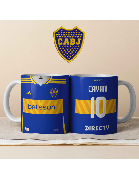PLANTILLA TAZA CAMISETA BOCA JUNIORS 2024 2025