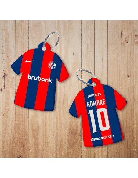 PLANTILLAS LLAVERO CAMISETA RACING INDEPENDIENTE SAN LORENZO