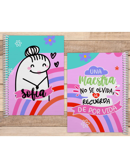 PLANTILLAS PARA CUADERNOS ANOTADORES FLORK DIA DEL MAESTRO