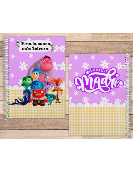 PLANTILLAS PARA CUADERNOS ANOTADORES INTENSAMENTE DIA DE LA MADRE