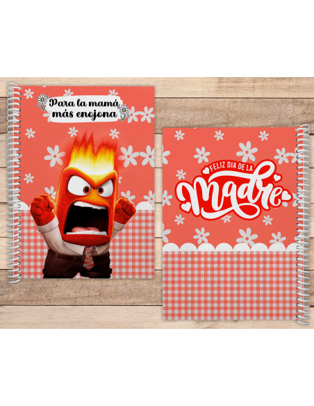 PLANTILLAS PARA CUADERNOS ANOTADORES INTENSAMENTE DIA DE LA MADRE