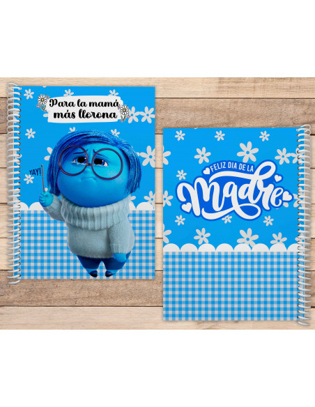 PLANTILLAS PARA CUADERNOS ANOTADORES INTENSAMENTE DIA DE LA MADRE