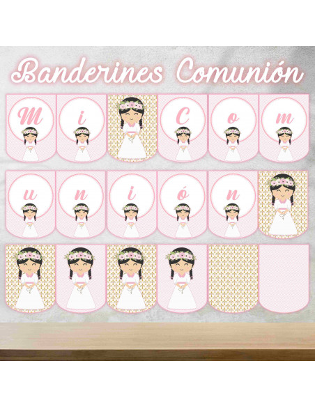 copy of PLANTILLAS BANDERIN COMUNION PACK 1