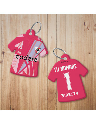 PLANTILLAS LLAVERO CAMISETA RIVER...