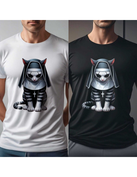 PLATILLAS REMERAS TERROR DE GATOS HALLOWEEN