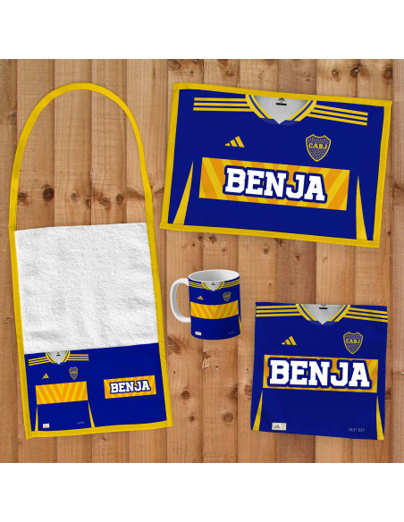 Pack Jardin - SET DE JARDIN DE CAMISETA DE BOCA 2024 2025