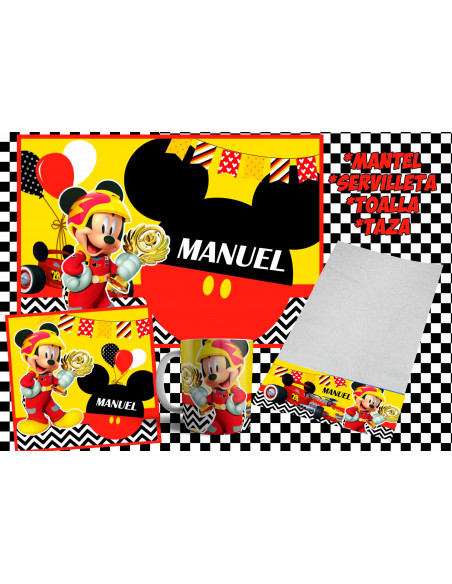 Pack Jardin - Mickey sobre ruedas
