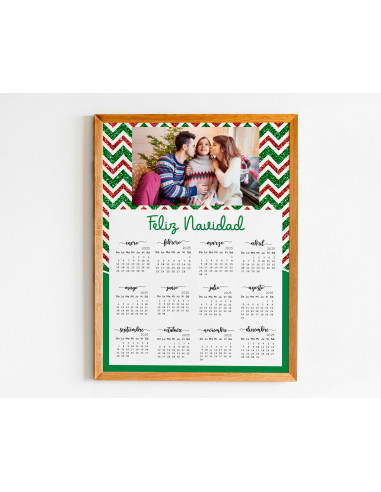 CALENDARIO 2025 PARA FOTO NAVIDAD AÑO...