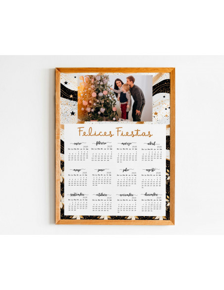 CALENDARIO 2025 PARA FOTO NAVIDAD AÑO NUEVO