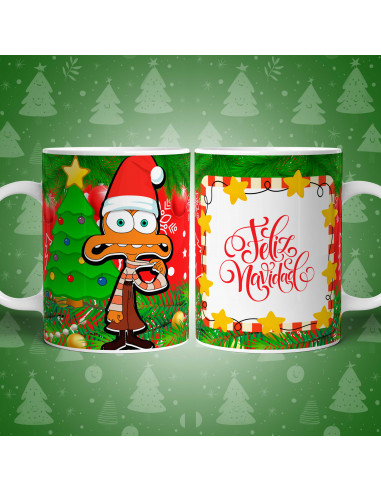 PLANTILLAS TAZAS INTENSAMENTE 2 NAVIDAD