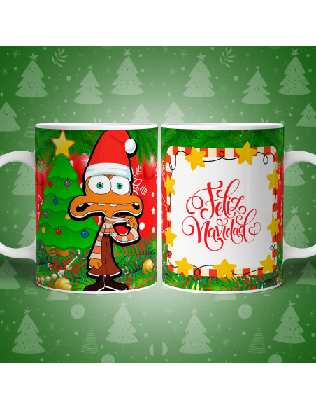 PLANTILLAS TAZAS INTENSAMENTE 2 NAVIDAD