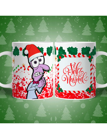 PLANTILLAS TAZAS INTENSAMENTE 2 NAVIDAD