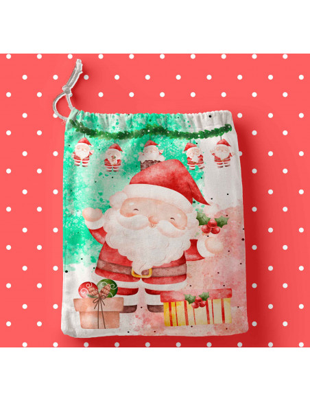 BOLSITAS NAVIDAD PAPÁ NOEL
