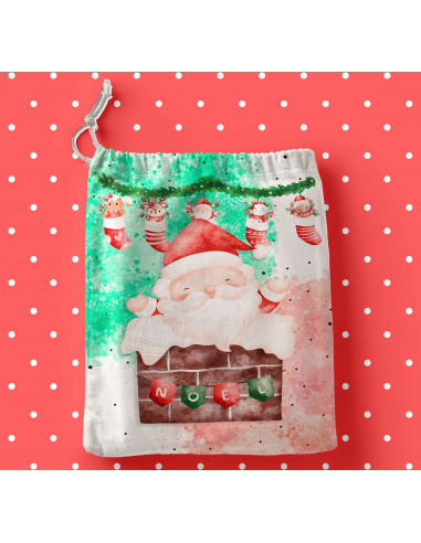 BOLSITAS NAVIDAD PAPÁ NOEL