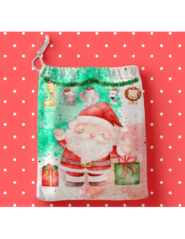 BOLSITAS NAVIDAD PAPÁ NOEL