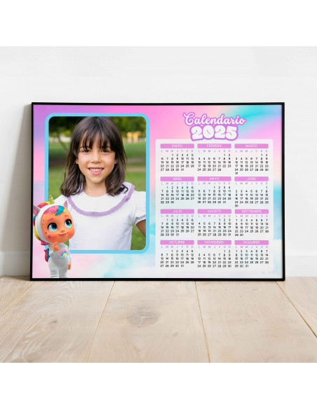 CALENDARIO 2025 PARA FOTO INFANTILES PACK 2