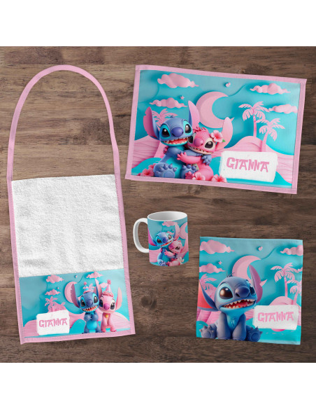 Pack Jardin - SET DE JARDIN STITCH Y ANGEL 3D