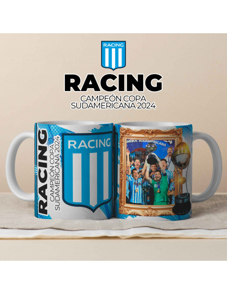 PLANTILLAS TAZAS RACING CAMPEON SUDAMERICANA 2024