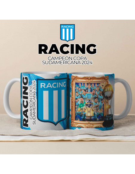 PLANTILLAS TAZAS RACING CAMPEON SUDAMERICANA 2024