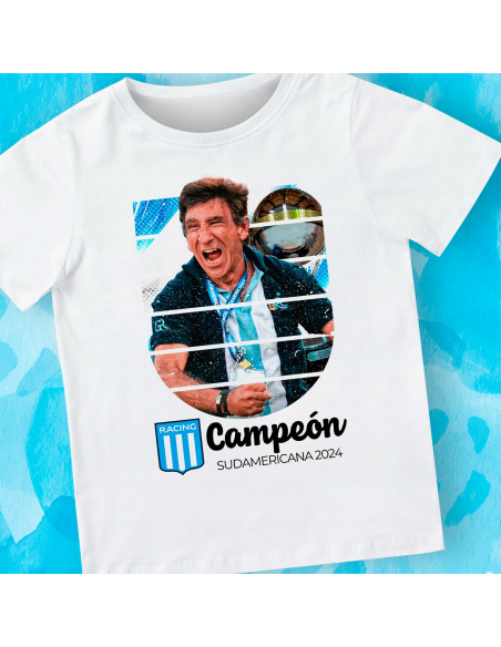 PLANTILLAS REMERAS RACING CAMPEON SUDAMERICANA 2024