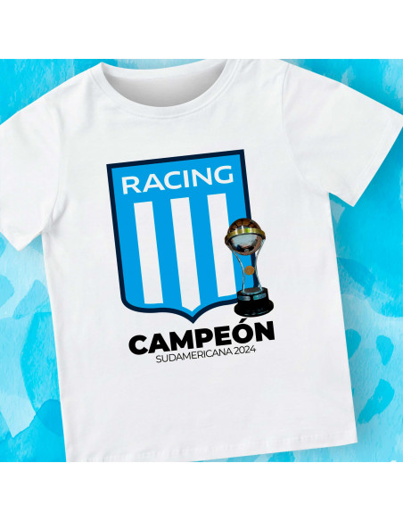 PLANTILLAS REMERAS RACING CAMPEON SUDAMERICANA 2024