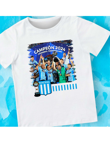 PLANTILLAS REMERAS RACING CAMPEON...