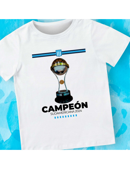 PLANTILLAS REMERAS RACING CAMPEON SUDAMERICANA 2024