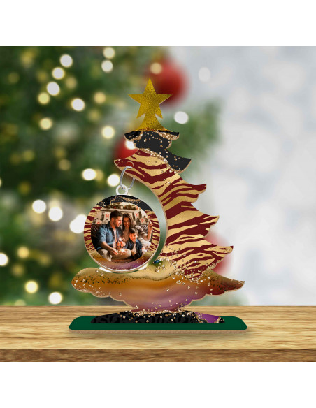 ARBOLITOS NAVIDAD VERDE Y DORADO