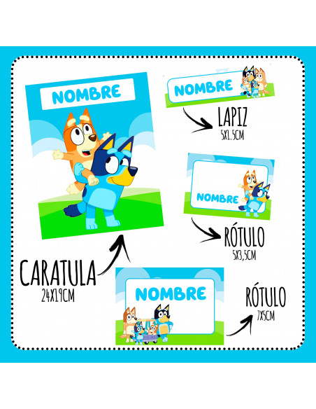 ETIQUETAS ESCOLARES 2025 PACK 2