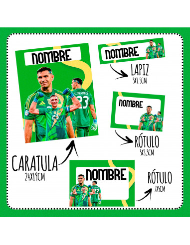 ETIQUETAS ESCOLARES 2025 PACK 2