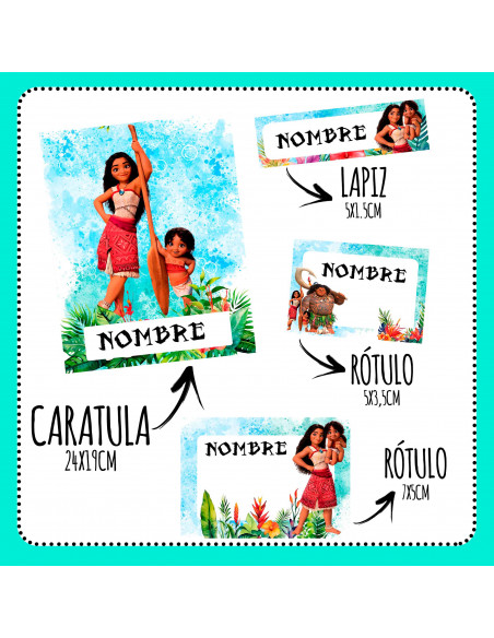 ETIQUETAS ESCOLARES 2025 PACK 2