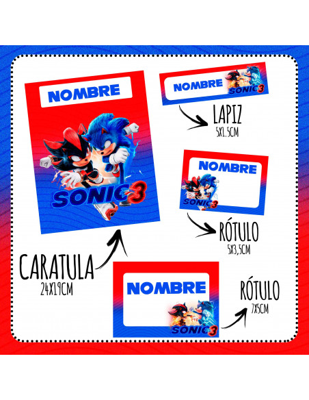 ETIQUETAS ESCOLARES 2025 PACK 2